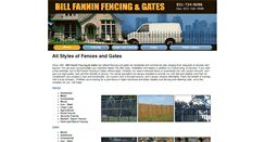 Desktop Screenshot of billfanninfencing.com